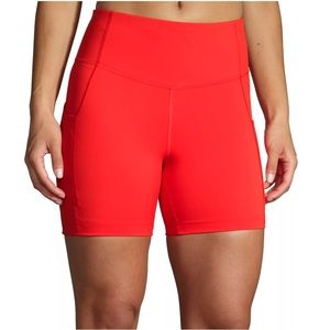 🌞sculpting🌞brooks red athletic yoga shorts